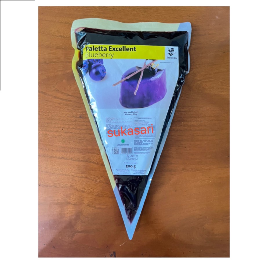 

Paletta Blueberry 500 gr selai Jam Blue berry halus filling isian
