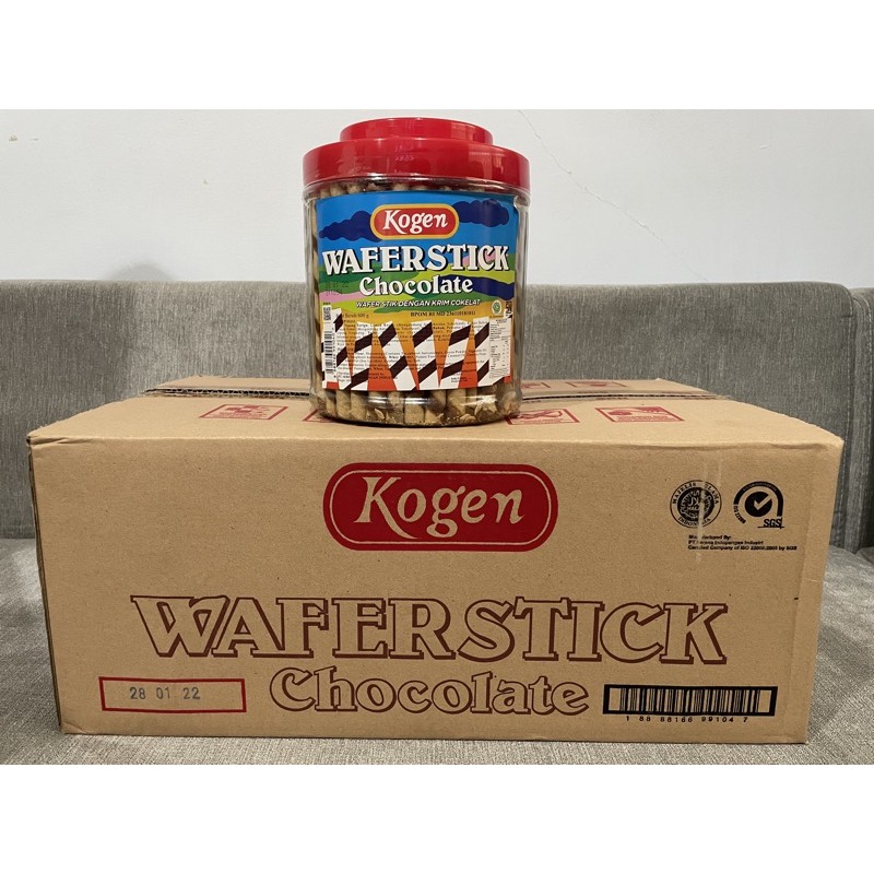 Kogen Astor Toples 600g DUS (isi 6) per KARTON Wafer Stick Stik Coklat