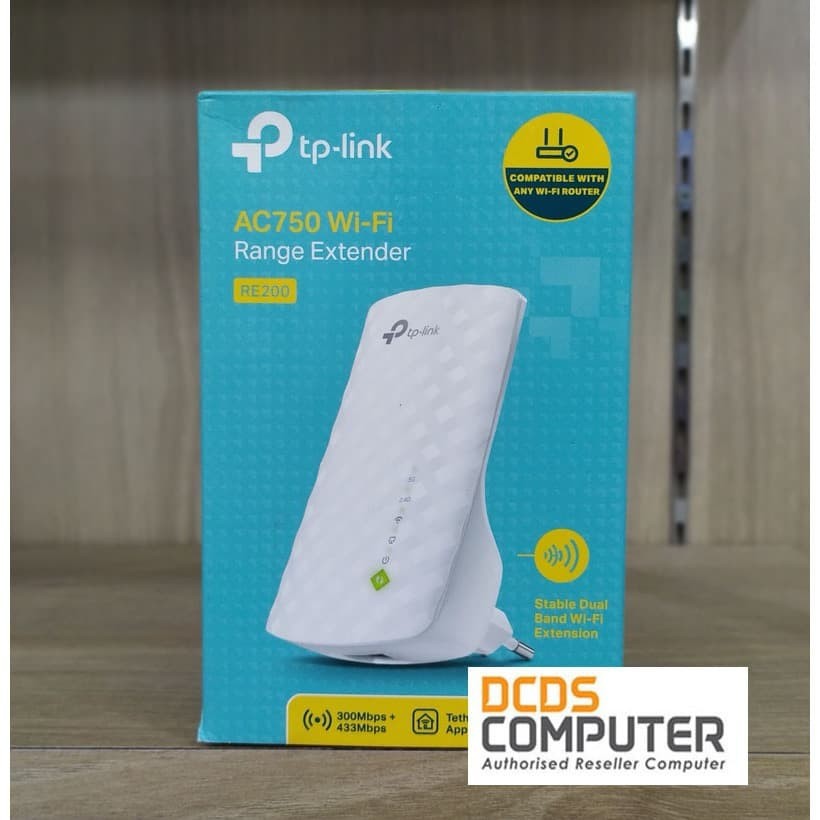 TP-LINK RE200 AC750 WiFi Range Extender ARCHER SERIES TL-RE200 TL