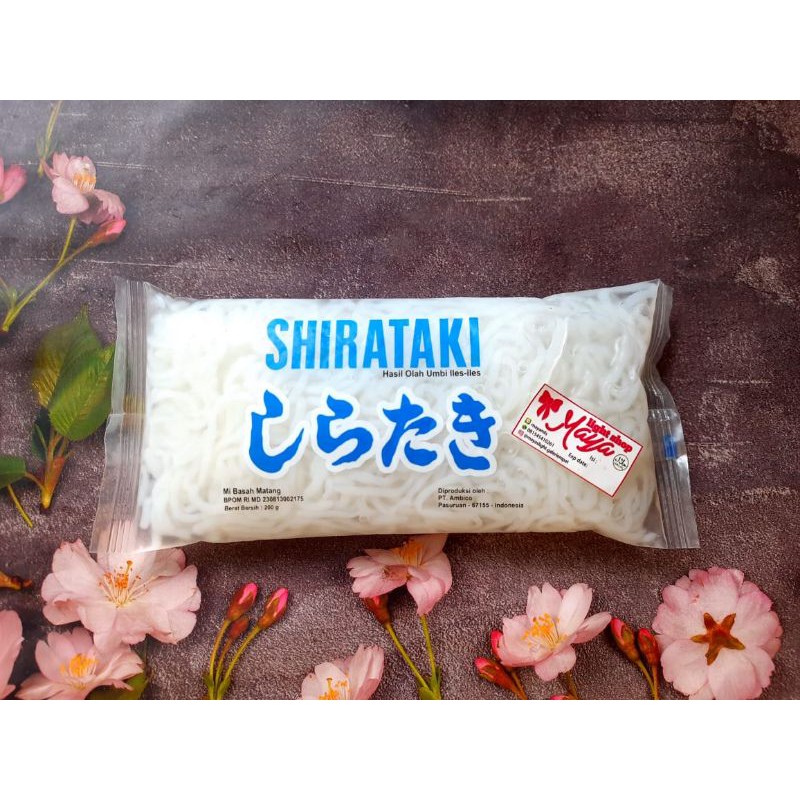 shirataki mie 200gr mi basah beras shirataki noodle rendah kalori diet karbo debm mie sehat murah