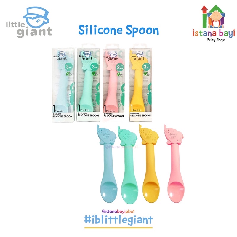 Liitle Giant Character Silicone Spoon Lg1122 - Sendok bayi