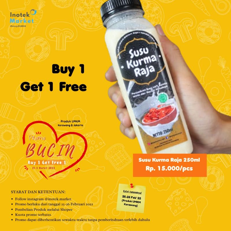 

Buy 1 Get 1 Susu Kurma Raja