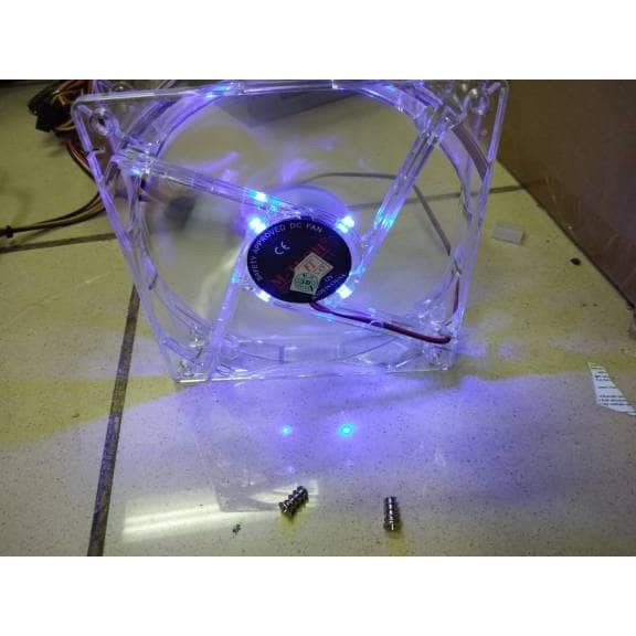 Fan Casing 8Cm Transparant Led