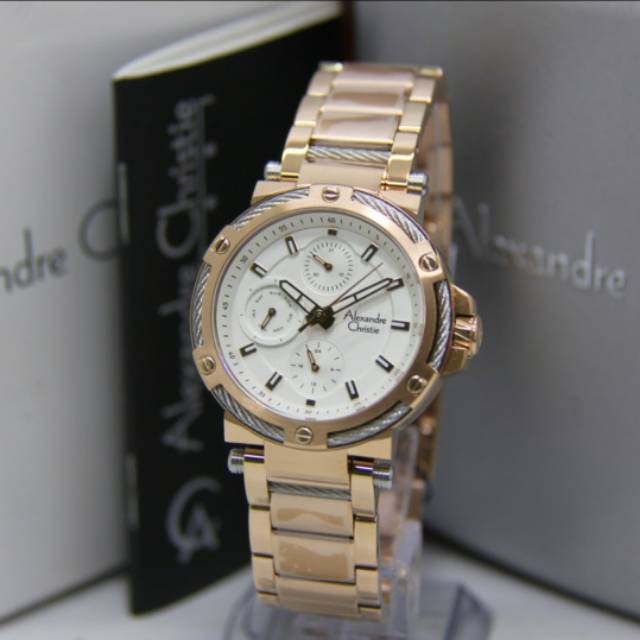 ALEXANDRE CHRISTIE 6561 WANITA ORIGINAL AC6561 AC 6561 JAM TANGAN CEWE