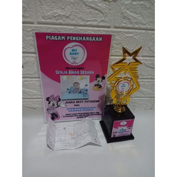 

Paket piala dan piagam