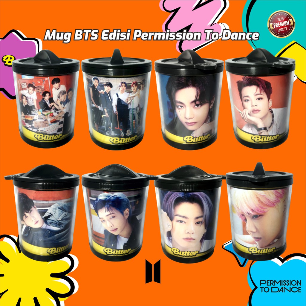 MUG Tumbler // GELAS TUMBLER // BTS EDISI PERMISSION TO DANCE