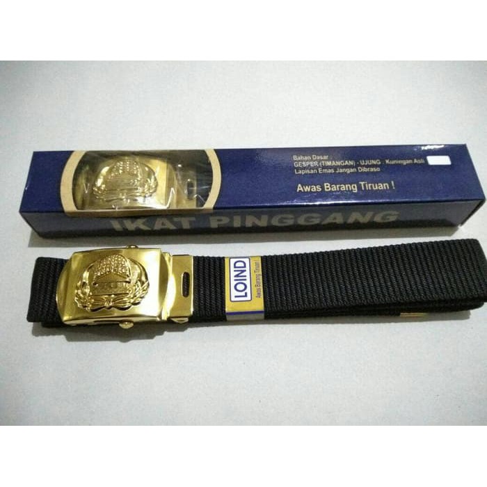 Ready Stock # Tali Gesper Pria Ikat Pinggang Cowok Kulit Asli 100 IF787 Sabuk Korpri L Sabuk Pns L K