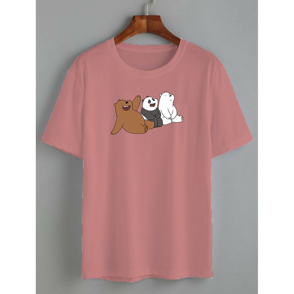 kaos THREE BEAR SANTUY / kaos wanita/ KATUN 24S