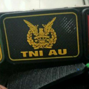 patch ruber TNI AU logo TNI AU emblem karet TNI AU