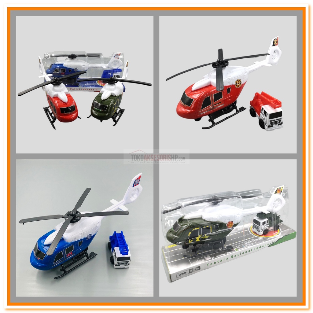 MAINAN ANAK HELICOPTER COMBAT / MAINAN PESAWAT KELIKOPTER TENTARA