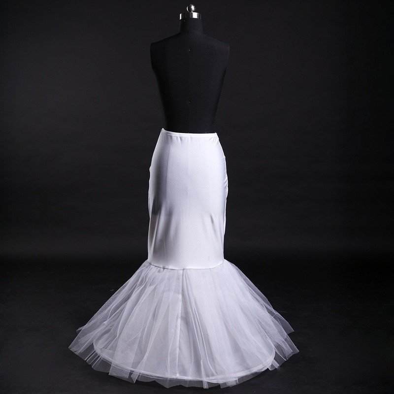 Rok Putih untuk Gaun Pengantin Fishtail White Petticoat for Mermaid Wedding Dress