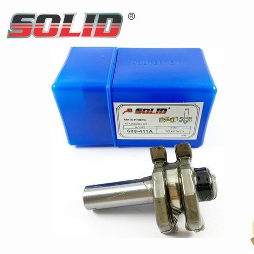 Mata router profil sambungan kayu 609-411A SOLID