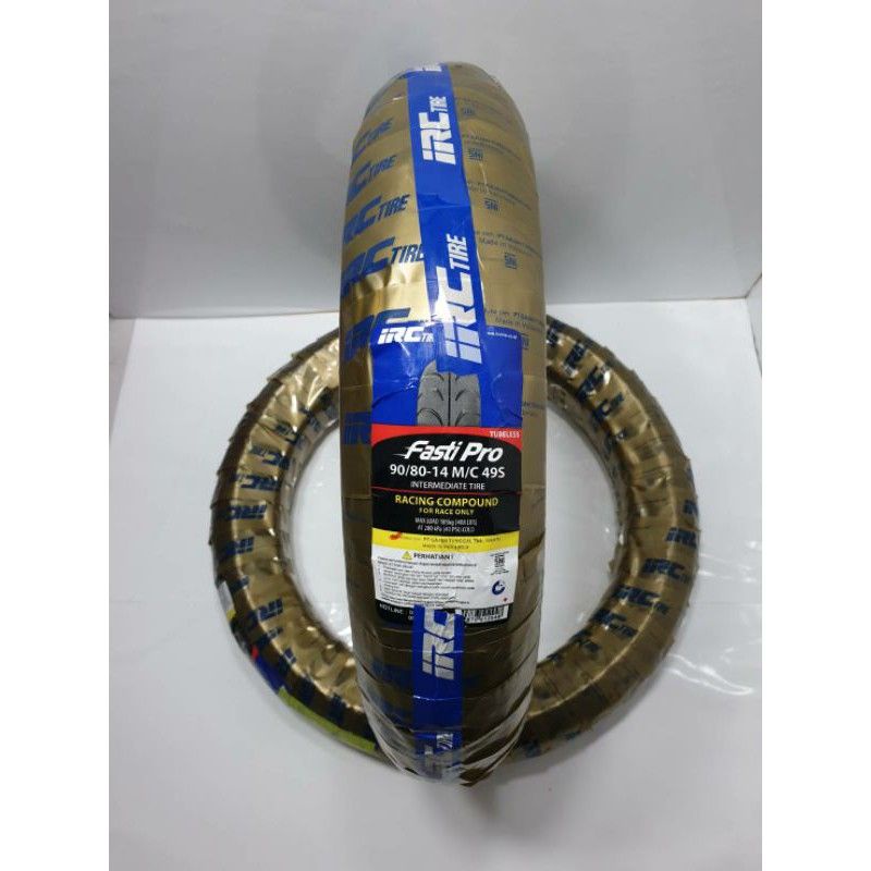 BAN LUAR IRC FASTI PRO/FASTI 2 MATIC 90/80-14 BALAP,CORNERING