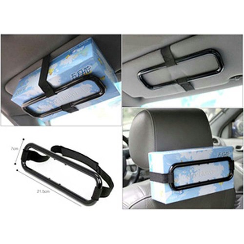 Holder Tissue Car Penjepit Tempat Tissue Mobil