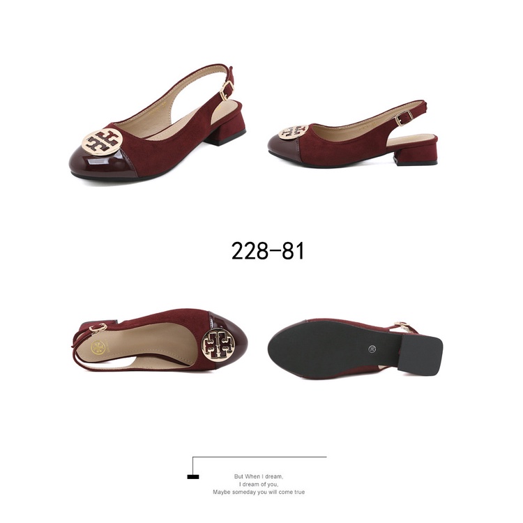 TB Alistair Slingback Low Heel Pumps #228-81