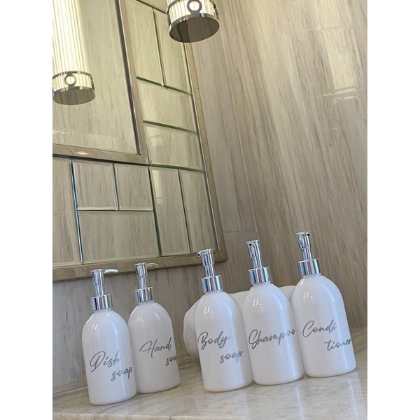 botol 250ml NEW silver PLATINUM LUXURY. aesthetic bottle refill tempat sabun mandi cair pump estetik