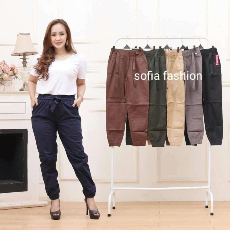 celana jumbo jogger jumbo Celana wanita jumbo