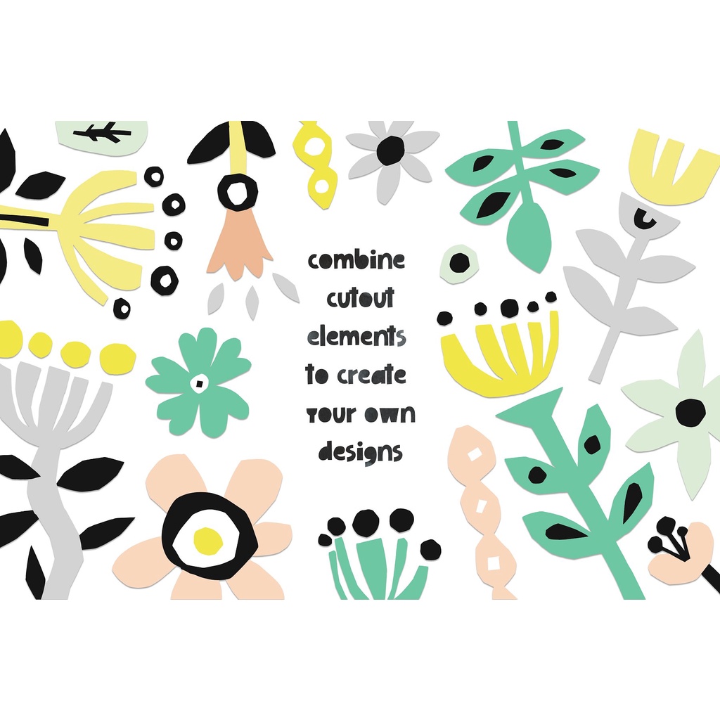 426 Cutout Floral Elements - Photoshop &amp; Illustrator