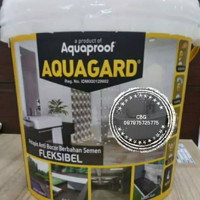 AQUAGARD PELAPIS ANTI BOCOR 2 KOMPONEN 4 KG