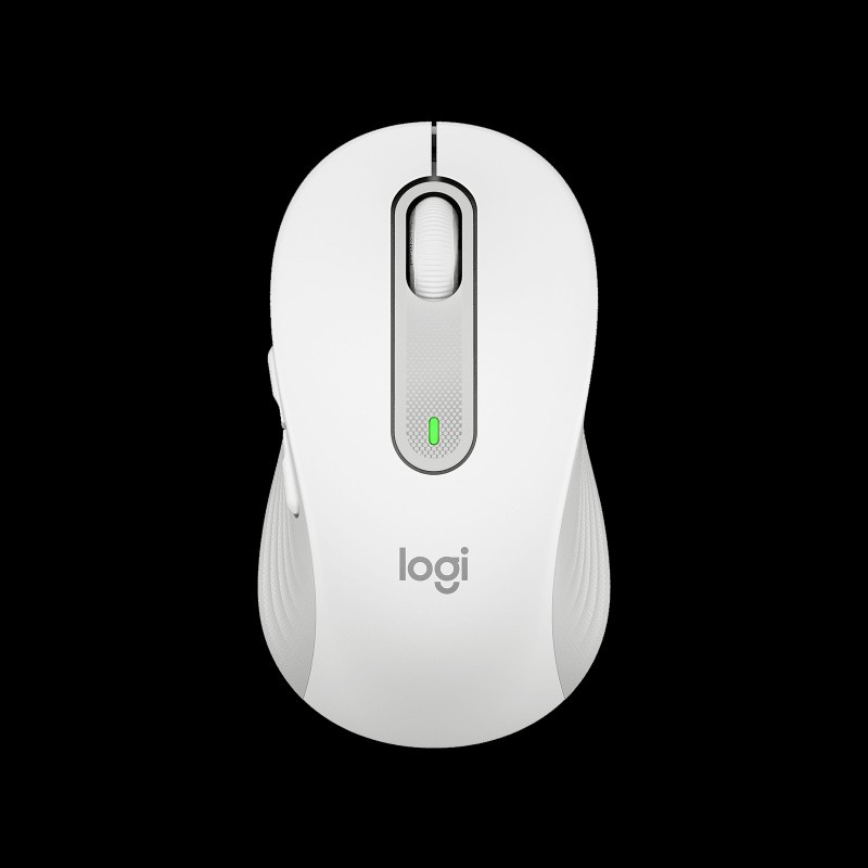 Mouse Logitech Wireless M650 Signature Silent, Smart Scroll Off-White