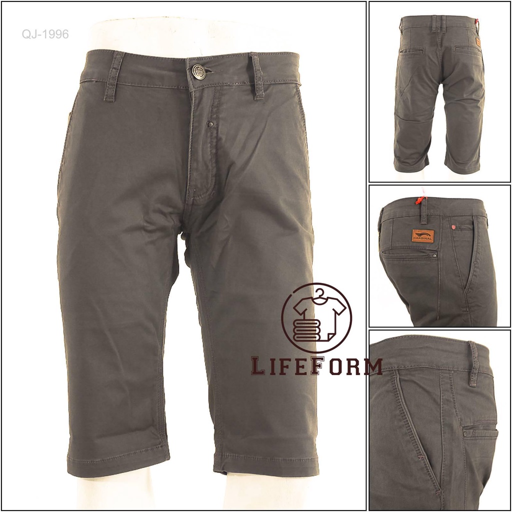 CELANA PENDEK JEANS PRIA SKINNY STRETCH CARDINAL 28-32[QJ1996]