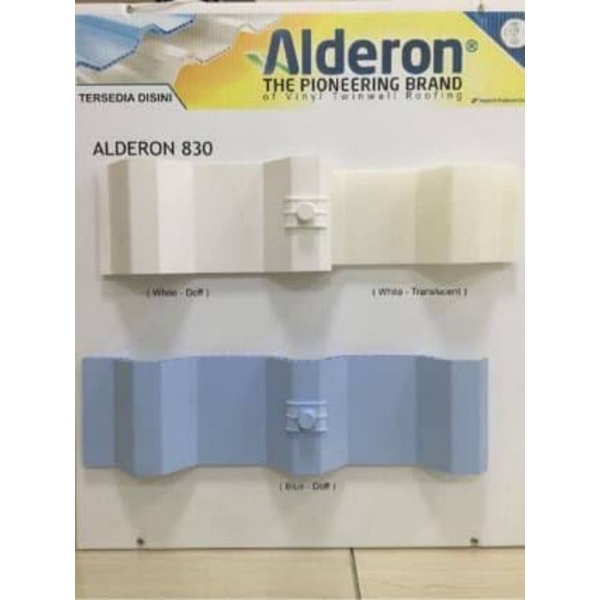 ATAP UPVC TWIN WALL DOUBLE LAYER ALDERON 830