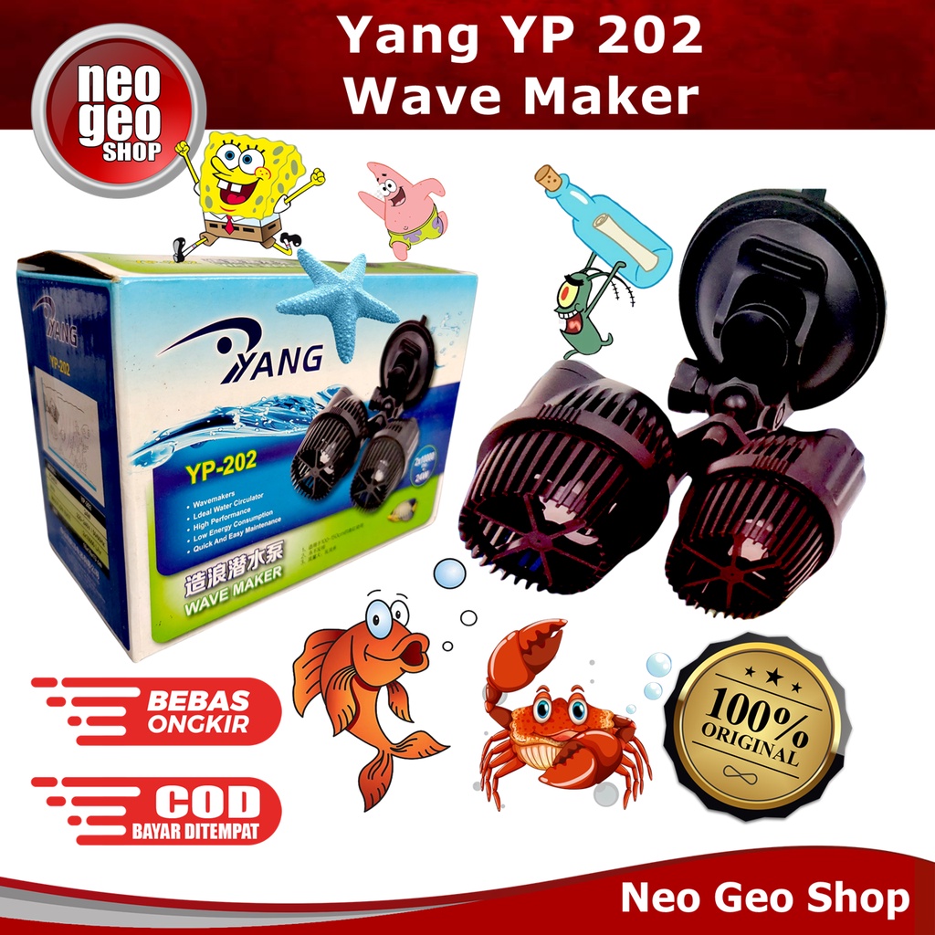 YANG YP 202 YP202 WAVE MAKER MESIN GELOMBANG OMBAK AQUASCAPE AQUARIUM