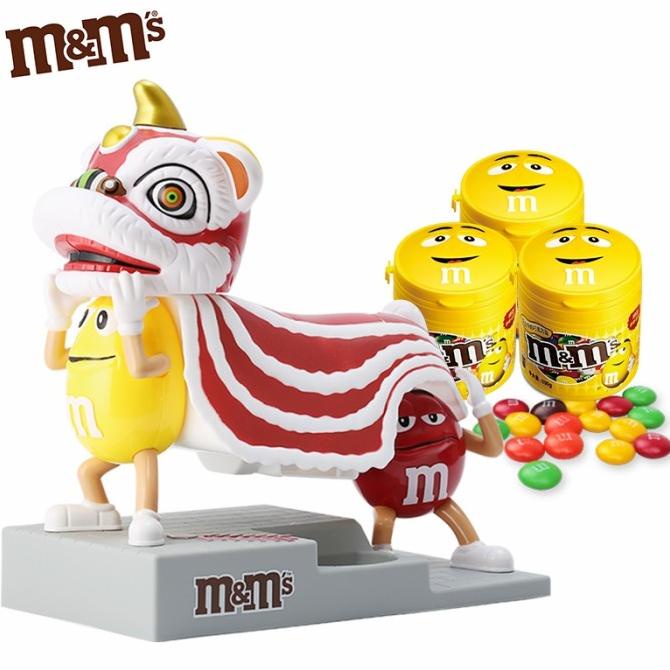 .........] m&m's chocolate barongsai free 3 cans milk chocolate / m&m lion dance