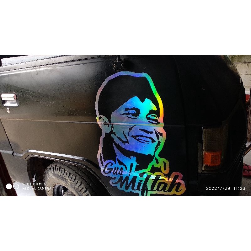 sticker wajah gus miftah cutting sticker wajah gus miftah