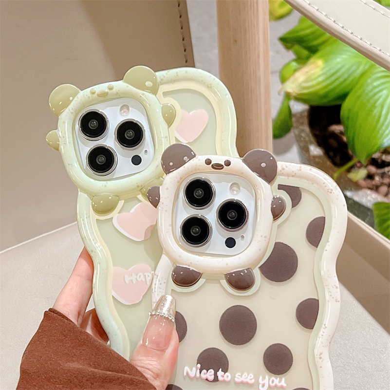 Soft Case TPU Transparan Motif Sapi / Hati Untuk iPhone 13 12 11 Pro Max X Xr Xs Max