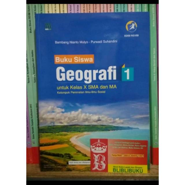 Buku Siswa Geografi Sma Kelas X Kurikulum 2013 Revisi Jatra Graphics Tiga Serangkai Shopee Indonesia