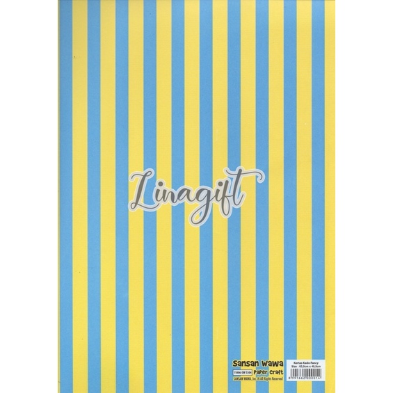 ( 5 Lembar ) YELLOW GOLD SANWA - KERTAS KADO EDISI KUNING EMAS  - GIFT WRAP PAPER SANSAN WAWA CLASSIC VINTAGE WARNA EUSTHATIC