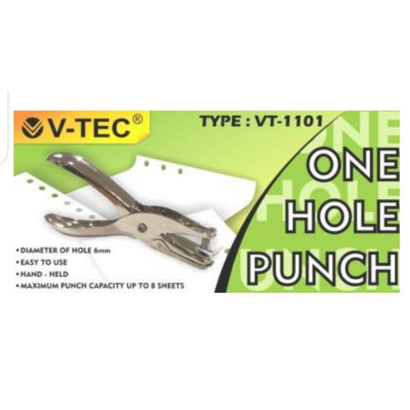 

Pembolong kertas 1 lubang hole punch V-TEC VT 1101