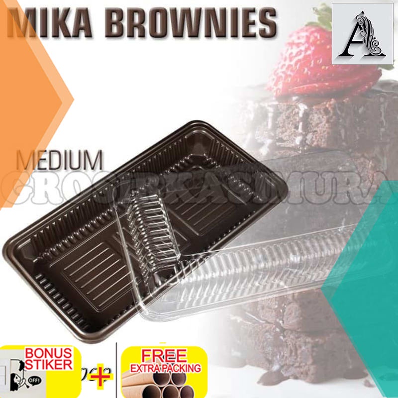 

Terlaris mika brownies / box bento brownies / kotak nasi ukuran Medium