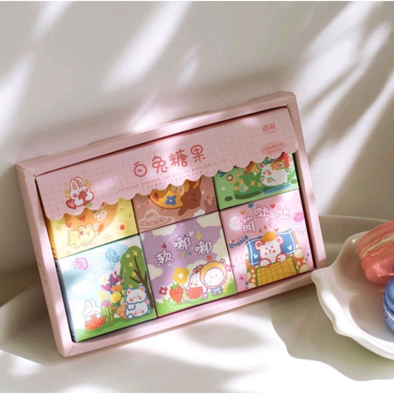 

READY 15 PCS/ Kotak Stiker Segel Kawaii Kreatif Lucu Untuk Dekorasi Jurnal / Stationery Sekolah