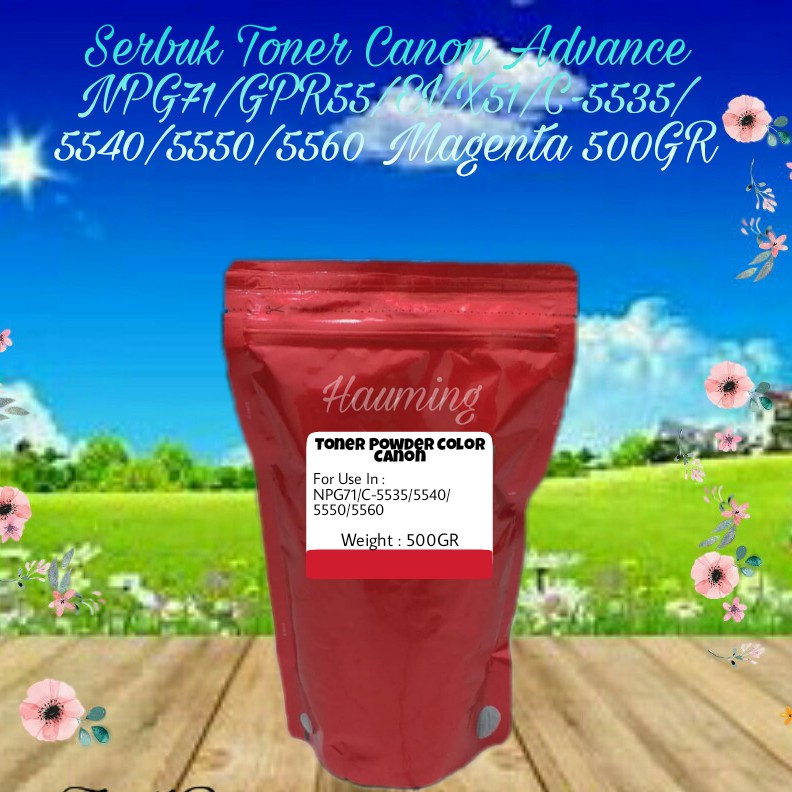 Serbuk Toner Canon Advance NPG71 NPG 71 C-EXV51 GPR55 IR ADV C5535 C5540 C5550 C5560 Magenta 500gr