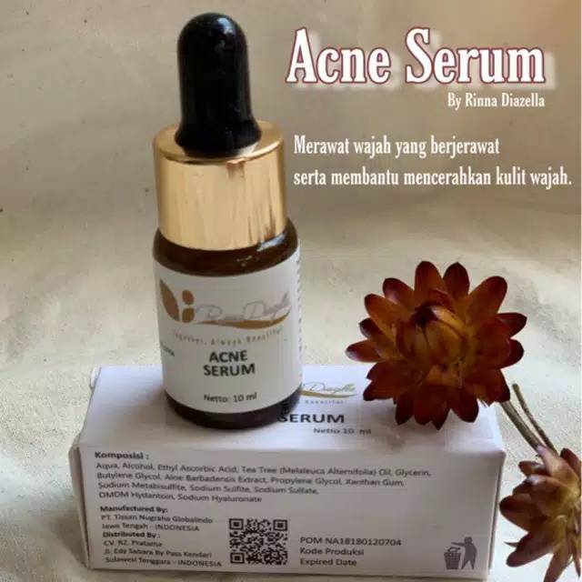 Acne Serum Rinna Diazella/ serum acne rinna