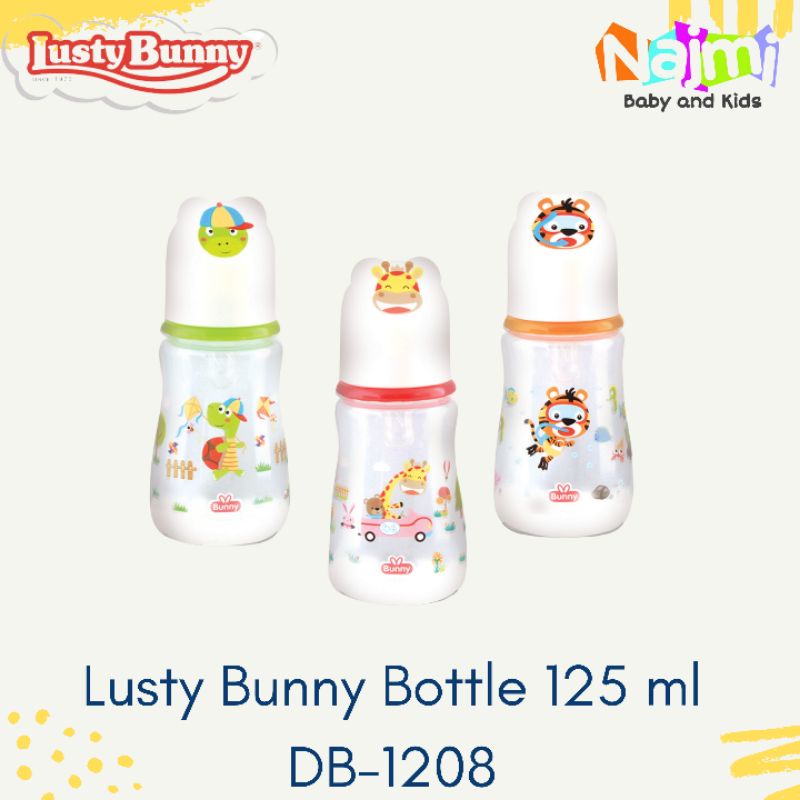 DB1208 Lusty Bunny Botol Susu Bayi Karakter 125 no / Baby Feeding Bottle