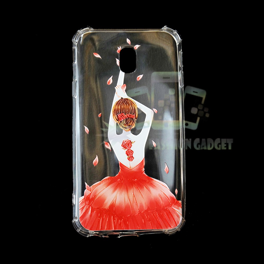 ANTI CRACK Samsung Galaxy Grand J3 Pro 2017 / J330 Case Anti Shock Casing Soft Anti Crack Motif Unik