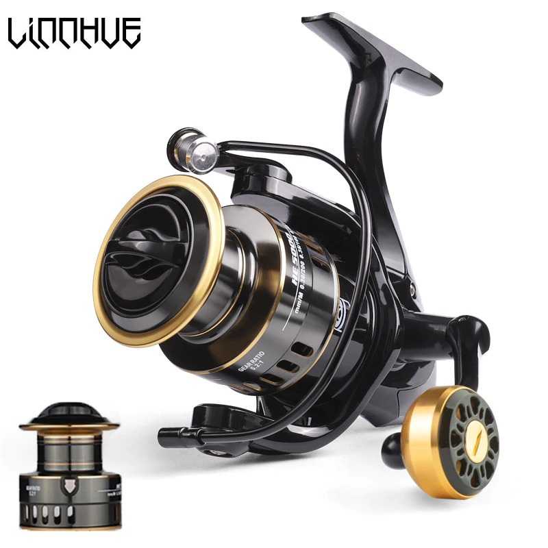 Reel Pancing Fishing Reel 5.2:1 Gear Ratio 10Kg/alat penggulung senar benang pancing/rel penggulung 