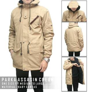 JAKET KANVAS PRIA PARKA ASSASIN JAKET PARKA PRIA ORIGINAL BGSR | Shopee