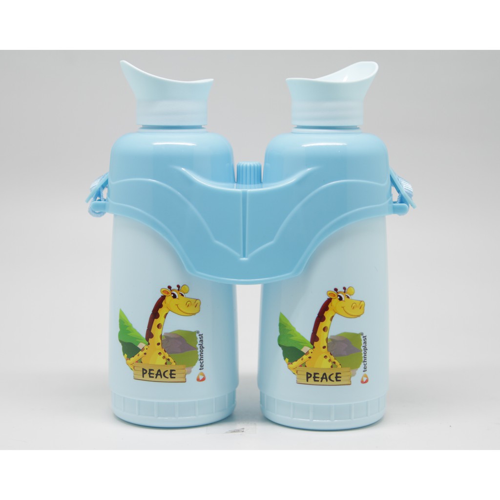 Botol Minum TEROPONG 800ml Binocool Twin Bottle S550.NEJT Botol Minum Anak Sekolah Lunch Box Bottle