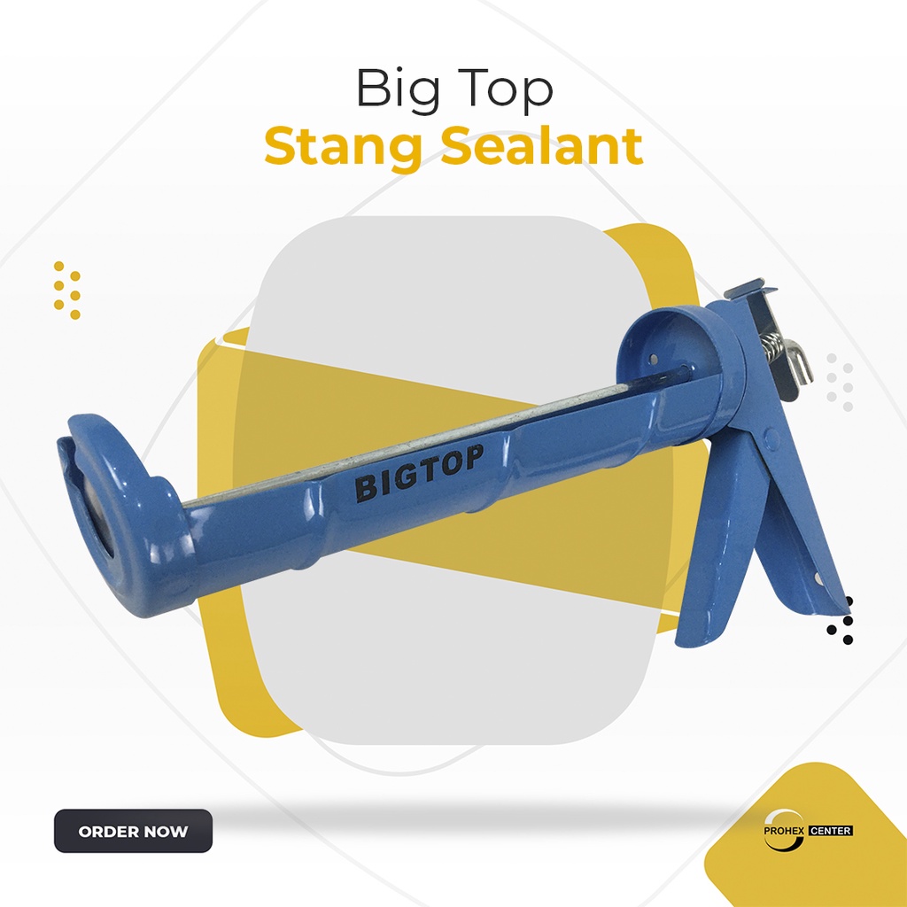 Big Top Stang Silent 1/2 Tabung Tembakan Lem Kaca Stang Sealant Plat Besi