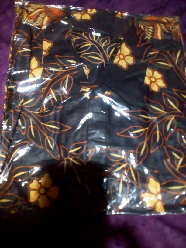 Bswart Batik Hrb026 Kenongo Hem Pendek Padi Pekalongan M L Xl Batik Pria Murah Modern