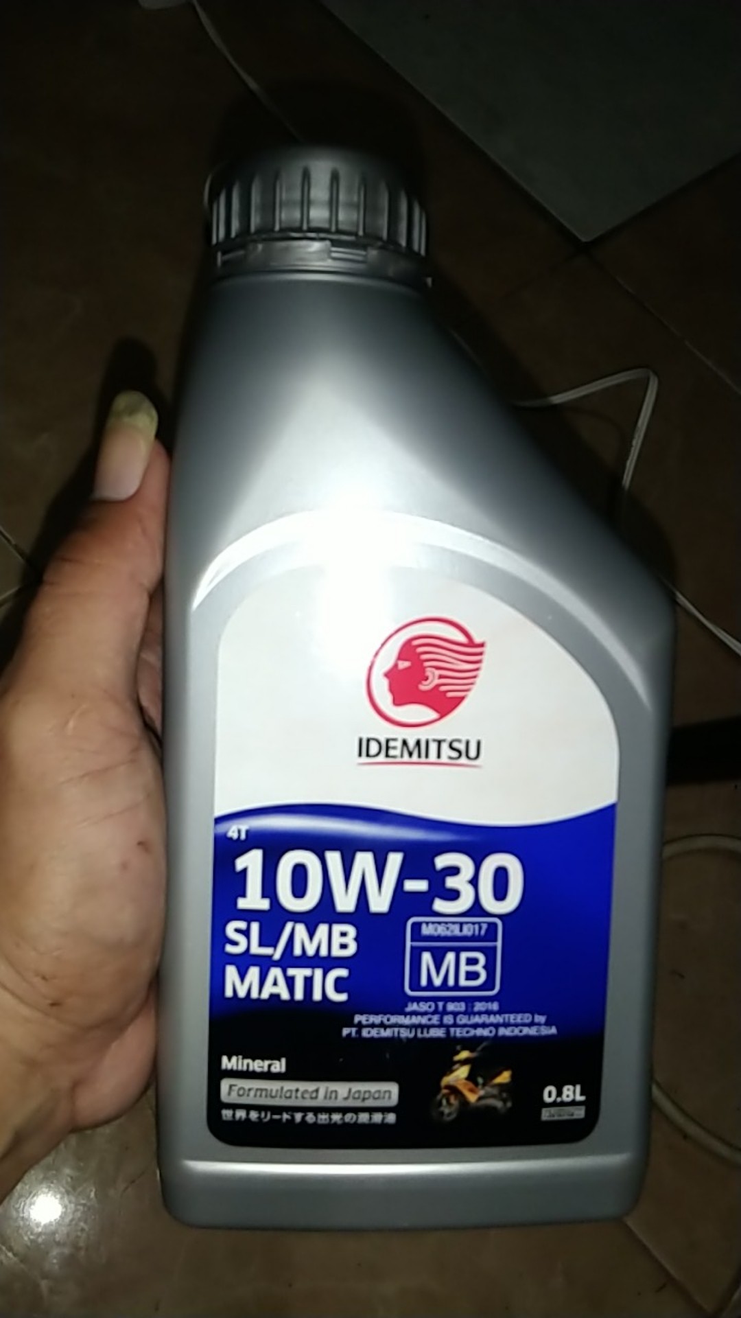 Oli Mesin Idemitsu 4t Matic Sl/mb 10w-30 800ml