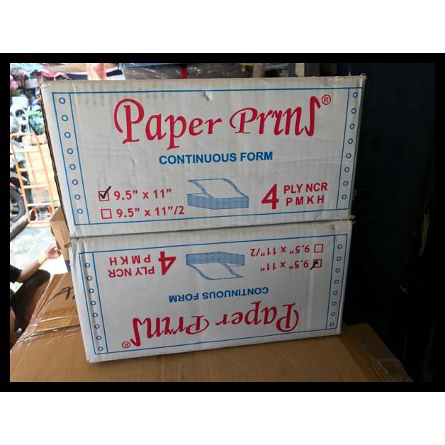 

SALE PAPER PRINT CONTINUOUS FORM 9.5 X 11 4 PLY KERTAS CONTINUOUS SALE