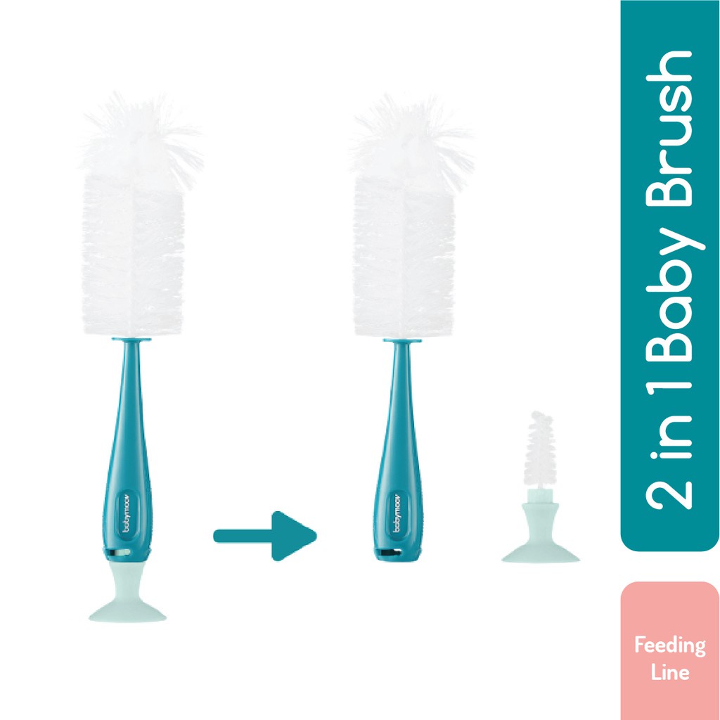 Babymoov 2-In-1 Bottle Brush-Sikat Botol-Sikat Nipple