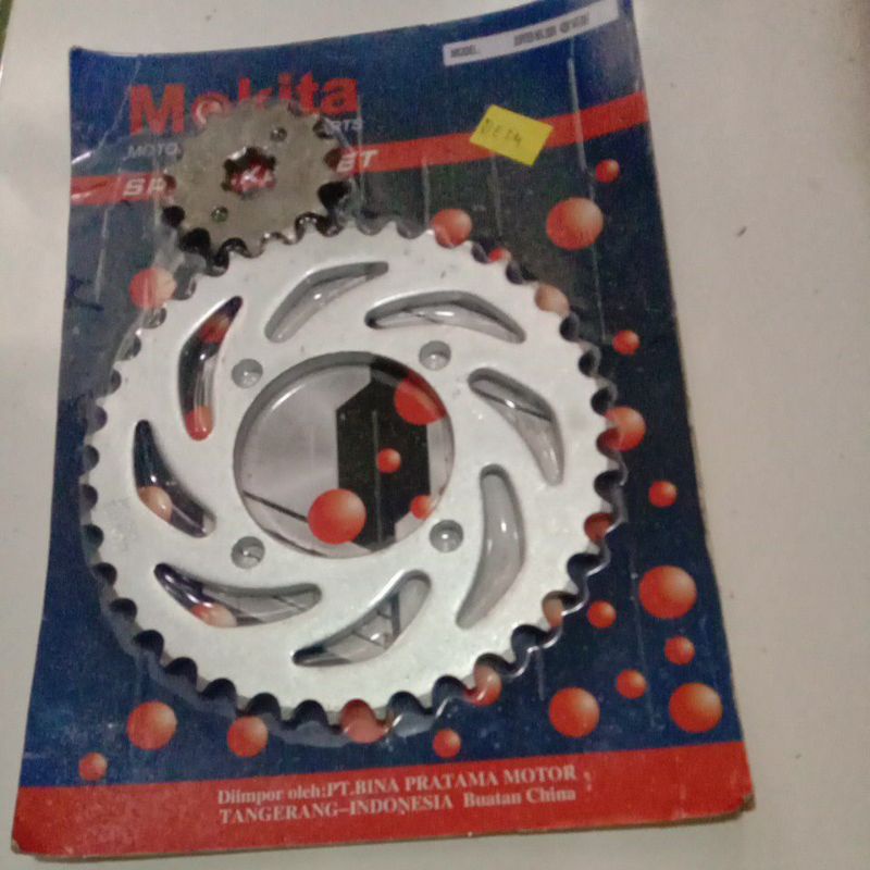 Gear Gir Set Depan Belakang JUPITER MX NEW 135 BARU 428 14T 38T Sprocket Girset Gearset-2