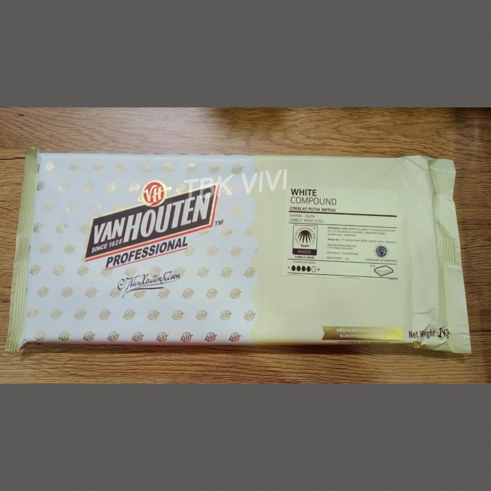 

Ht662D Coklat Van Houten Chocolate Compound 1Kg - Dark Chocolate Ht5H