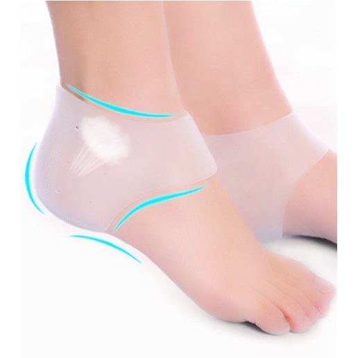 PK008 Silikon Pelindung Tumit Anti Lecet Kaus Kaki Lembut / Soft Heels